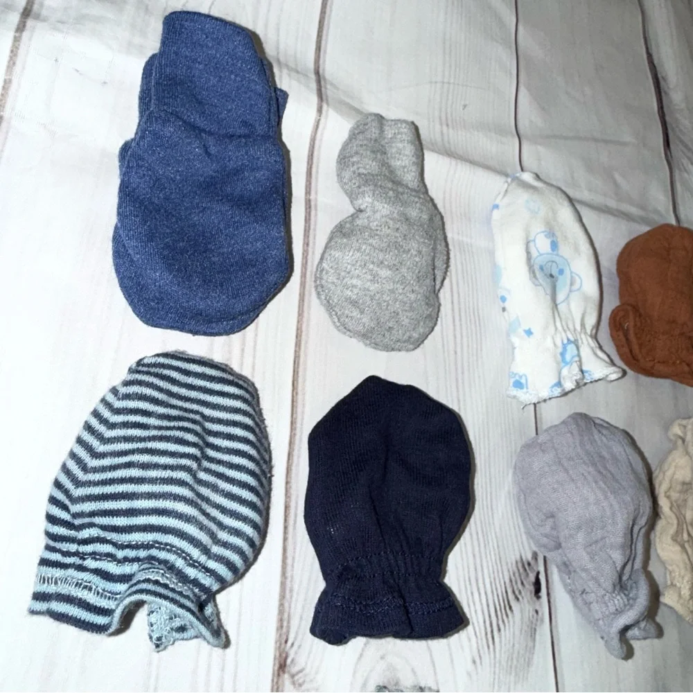 Baby Mittens - Set of 11 Pairs